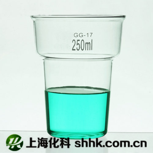 250 400ml 染色燒杯 厚壁玻璃燒杯 實驗室玻璃器皿