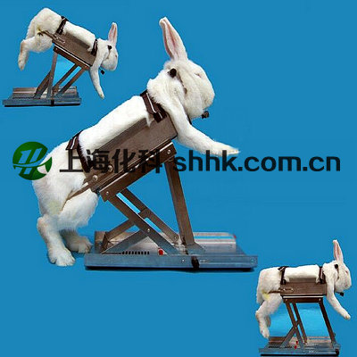 多功能不銹鋼兔子固定器 PVC木頭兔子固定箱 兔子固定架