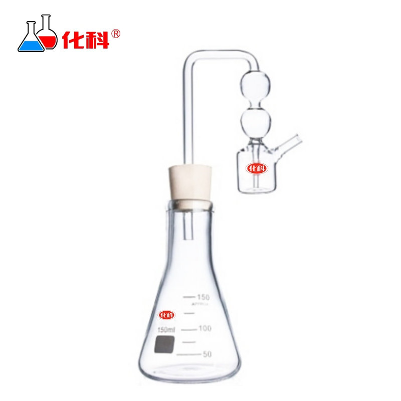化科 玻璃瓶發酵栓 測定裝置酒廠專用發酵栓整套橡膠塞 微生物測定裝置