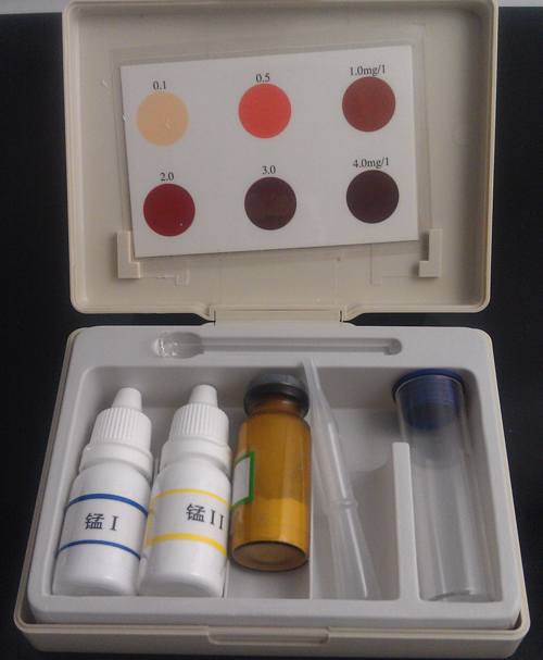 水中重金屬錳檢測試劑 水處理錳離子快速檢測測試盒/試劑盒0.1-4