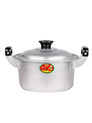 加厚鋁小湯鍋老式雙耳小號煮面鍋家用燉鍋奶鍋燃氣鋁制迷你小鋁鍋